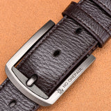 NO.ONEPAUL Genuine Leather For Men High Quality Black Buckle Jeans Belt Cowskin Casual Belts Business Belt Cowboy waistband