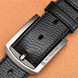 NO.ONEPAUL Genuine Leather For Men High Quality Black Buckle Jeans Belt Cowskin Casual Belts Business Belt Cowboy waistband