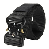 JIFANPAUL belt men outdoor hunting metal tactical belt multi-function alloy buckle high quality Marine Corps canvas belt for men
