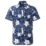 Summer Pure Cotton Mens Hawaiian Shirt Printed Short Sleeve Big Us Size Hawaii Flower Beach Floral Patterns