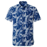 Summer Pure Cotton Mens Hawaiian Shirt Printed Short Sleeve Big Us Size Hawaii Flower Beach Floral Patterns