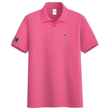 High Quality 2020 New Mens Short Sleeve Polos Shirts Casual-Design Brand Cotton Polos Homme Fashion Summer Sportswear Male Tops