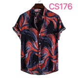 Floral Hawaiian Aloha Shirt Men 2020 Summer Short Sleeve Quick Dry Beach Wear Casual Button Down Vacation Clothing Chemise Homme