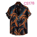 Floral Hawaiian Aloha Shirt Men 2020 Summer Short Sleeve Quick Dry Beach Wear Casual Button Down Vacation Clothing Chemise Homme