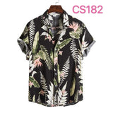 Floral Hawaiian Aloha Shirt Men 2020 Summer Short Sleeve Quick Dry Beach Wear Casual Button Down Vacation Clothing Chemise Homme