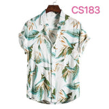 Floral Hawaiian Aloha Shirt Men 2020 Summer Short Sleeve Quick Dry Beach Wear Casual Button Down Vacation Clothing Chemise Homme