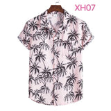 Floral Hawaiian Aloha Shirt Men 2020 Summer Short Sleeve Quick Dry Beach Wear Casual Button Down Vacation Clothing Chemise Homme