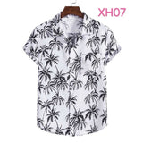 Floral Hawaiian Aloha Shirt Men 2020 Summer Short Sleeve Quick Dry Beach Wear Casual Button Down Vacation Clothing Chemise Homme