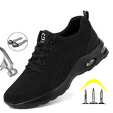 High Quality Men's Boots Safety Shoes Steel Toe Puncture-Proof Work Boots Lightweight Safety Work Shoes Men Indestructible Shoes