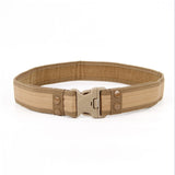 2021 New Army Style Combat Belts Quick Release Tactical Belt Fashion Men Canvas Waistband Outdoor Hunting Camouflage Waist Strap