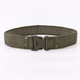 2021 New Army Style Combat Belts Quick Release Tactical Belt Fashion Men Canvas Waistband Outdoor Hunting Camouflage Waist Strap
