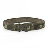 2021 New Army Style Combat Belts Quick Release Tactical Belt Fashion Men Canvas Waistband Outdoor Hunting Camouflage Waist Strap