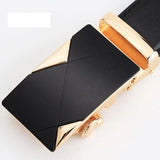 Men Belts Automatic Buckle Belt Genune Leather High Quality Belts For Men Leather Strap Casual  Buises  for Jeans