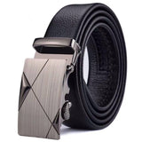 Men Belts Automatic Buckle Belt Genune Leather High Quality Belts For Men Leather Strap Casual  Buises  for Jeans