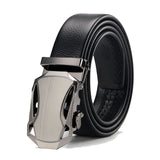 Men Belts Automatic Buckle Belt Genune Leather High Quality Belts For Men Leather Strap Casual  Buises  for Jeans