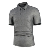 KB Men Polo Men Shirt Short Sleeve Polo Shirt Contrast Color Polo New Clothing Summer Streetwear Casual Fashion Men tops