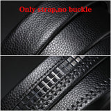 Men Belts Automatic Buckle Belt Genune Leather High Quality Belts For Men Leather Strap Casual  Buises  for Jeans