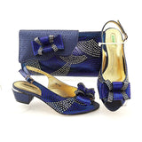 2021 Arican New Arrival Speical Narrow Band and Cross-tied Style Italian Design Ladies Shoes and Bag Set in Pink Color for Party