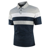 KB Men Polo Men Shirt Short Sleeve Polo Shirt Contrast Color Polo New Clothing Summer Streetwear Casual Fashion Men tops