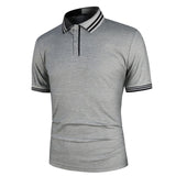KB Men Polo Men Shirt Short Sleeve Polo Shirt Contrast Color Polo New Clothing Summer Streetwear Casual Fashion Men tops