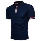 KB Men Polo Men Shirt Short Sleeve Polo Shirt Contrast Color Polo New Clothing Summer Streetwear Casual Fashion Men tops