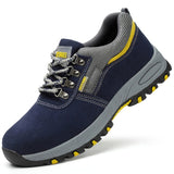 Male Safety Shoes Indestructible Work Shoes Puncture-Proof Work Sneakers Men Shoes Non-slip Work Boots Steel Toe Shoes Footwear