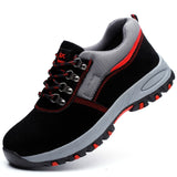 Male Safety Shoes Indestructible Work Shoes Puncture-Proof Work Sneakers Men Shoes Non-slip Work Boots Steel Toe Shoes Footwear