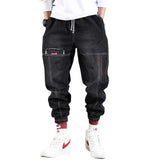 2021 New Streetwear Hip Hop Cargo Pants Men's jeans Cargo Pants Elastic Harun pants Joggers Pants In Autumn and Spring Men Cloth