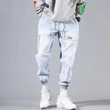 2021 New Streetwear Hip Hop Cargo Pants Men's jeans Cargo Pants Elastic Harun pants Joggers Pants In Autumn and Spring Men Cloth