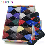Brand Men's Socks Soft and breathable High Quality Cotton socks Business Casual Happy Classic Gentleman Clothing Plus Size Socks