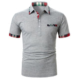 Men Polo Shirt 2021 Summer Fashion Classic Casual Tops Short Sleeves Cotton High Quality Mandarin Collar Men Slim Polo Homme