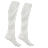 Compression Stockings Blood Circulation Promotion Slimming Compression Socks Anti-Fatigue Comfortable Solid Color Socks
