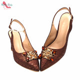 2020 Silver Color Mature Style Office Lady African Women Shoes and Bag Set Italian Ladies Matching Shoes and Bag Set