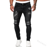 Mens Jeans Denim Pocket Pants Summer Autumn Thin Slim Regular Fit Straight Jeans Elasticity Stretchy Male