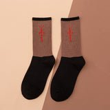 Men socks Travis Scott Skate Crew Socks Men Sport Travis Scott Cactus Jack Bandanas Socks Streetwear Hip Hop gifts for men