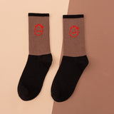 Men socks Travis Scott Skate Crew Socks Men Sport Travis Scott Cactus Jack Bandanas Socks Streetwear Hip Hop gifts for men