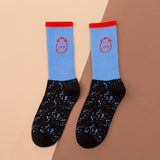 Men socks Travis Scott Skate Crew Socks Men Sport Travis Scott Cactus Jack Bandanas Socks Streetwear Hip Hop gifts for men