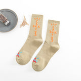 Men socks Travis Scott Skate Crew Socks Men Sport Travis Scott Cactus Jack Bandanas Socks Streetwear Hip Hop gifts for men
