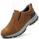 Male Safety Shoes Indestructible Work Shoes Puncture-Proof Work Sneakers Men Shoes Non-slip Work Boots Steel Toe Shoes Footwear