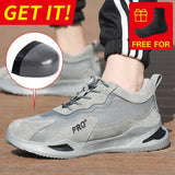 Safety Work Shoes Men Anti-Smashing Indestructible Steel Toe Cap Puncture-Proof Boots Lightweight Male Sofe Women Cosy Sneakers