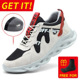 Safety Work Shoes Men Anti-Smashing Indestructible Steel Toe Cap Puncture-Proof Boots Lightweight Male Sofe Women Cosy Sneakers
