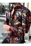 Men's shirt New Hawaiian Shirts Men Single Button Shirts Wild Shirts Printed  Male Blouses 2021