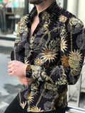 Men's shirt New Hawaiian Shirts Men Single Button Shirts Wild Shirts Printed  Male Blouses 2021