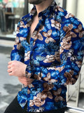 Men's shirt New Hawaiian Shirts Men Single Button Shirts Wild Shirts Printed  Male Blouses 2021
