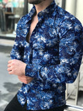 Men's shirt New Hawaiian Shirts Men Single Button Shirts Wild Shirts Printed  Male Blouses 2021