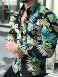 Men's shirt New Hawaiian Shirts Men Single Button Shirts Wild Shirts Printed  Male Blouses 2021