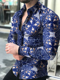 Men's shirt New Hawaiian Shirts Men Single Button Shirts Wild Shirts Printed  Male Blouses 2021