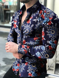 Men's shirt New Hawaiian Shirts Men Single Button Shirts Wild Shirts Printed  Male Blouses 2021