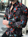 Men's shirt New Hawaiian Shirts Men Single Button Shirts Wild Shirts Printed  Male Blouses 2021