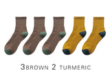 2021 New Japanese Harajuku Socks Winter Warm Men's Socks Thicke Terry Breathable High Quality Casual Business Socks Cotton Male